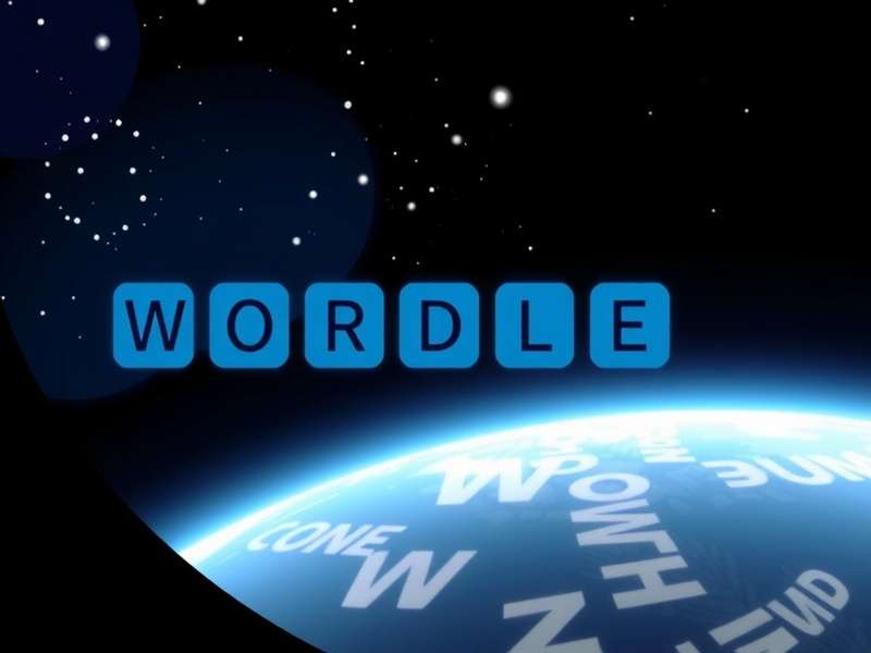 Wordle game on a smartphone screen