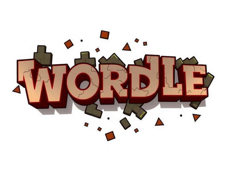 Wordle game board on a digital screen with green and yellow tiles