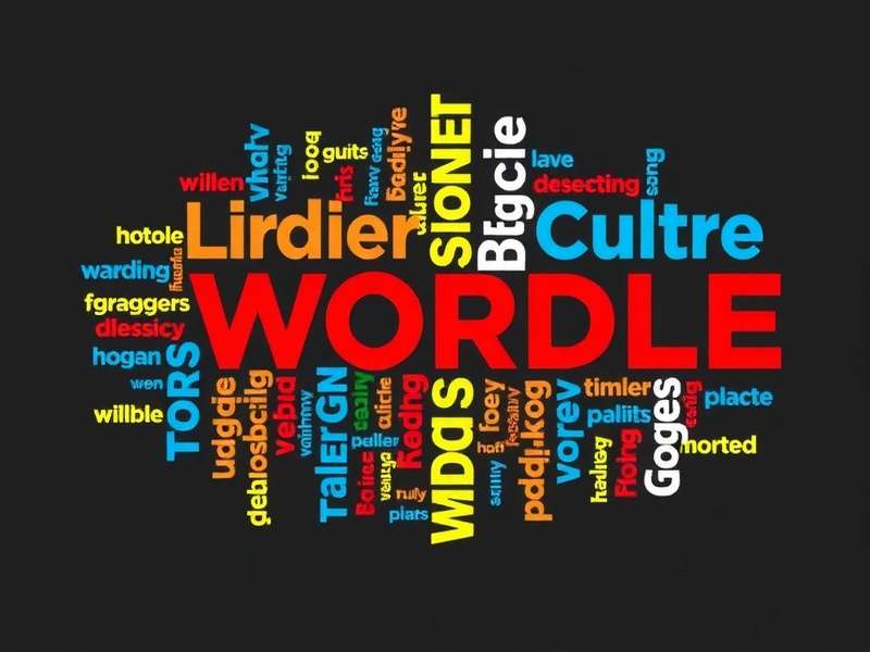 Wordle game interface showing colored tiles