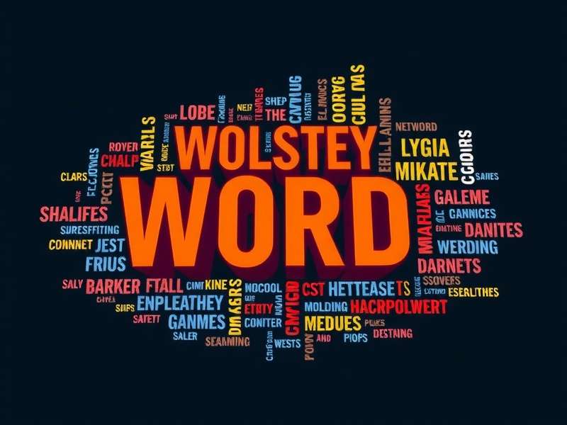 Colorful word cloud generated from Wordle guesses like CRANE, AUDIO, and STARE