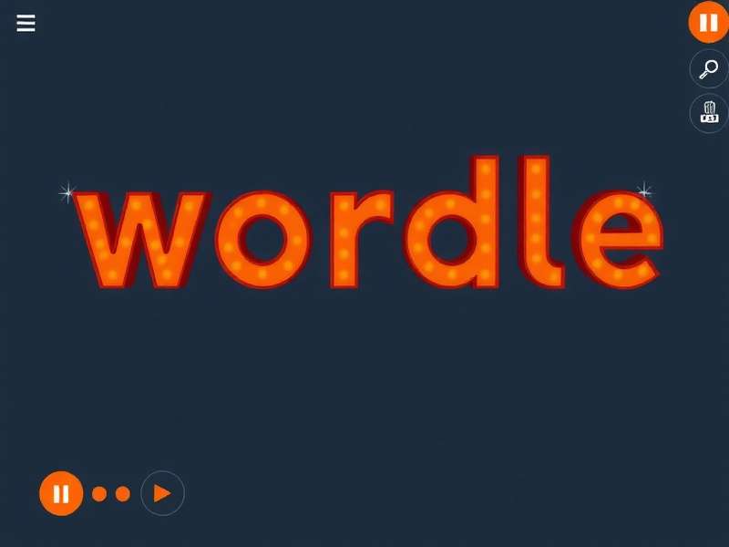 Wordle creation process flowchart showing idea, design, test, and share phases