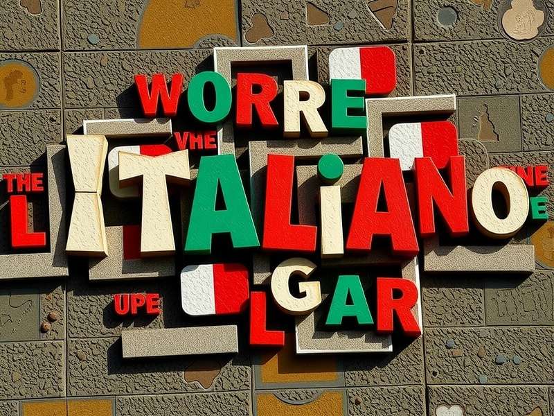 Wordle Italiano game interface showing Italian words