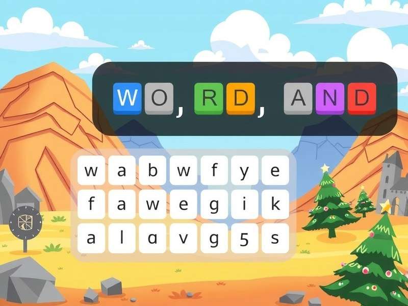 Wordle game on a laptop and notepad with letters