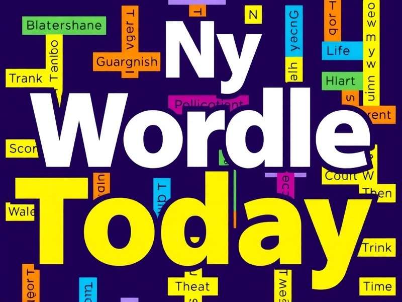 Wordle strategy visualization showing common starting words