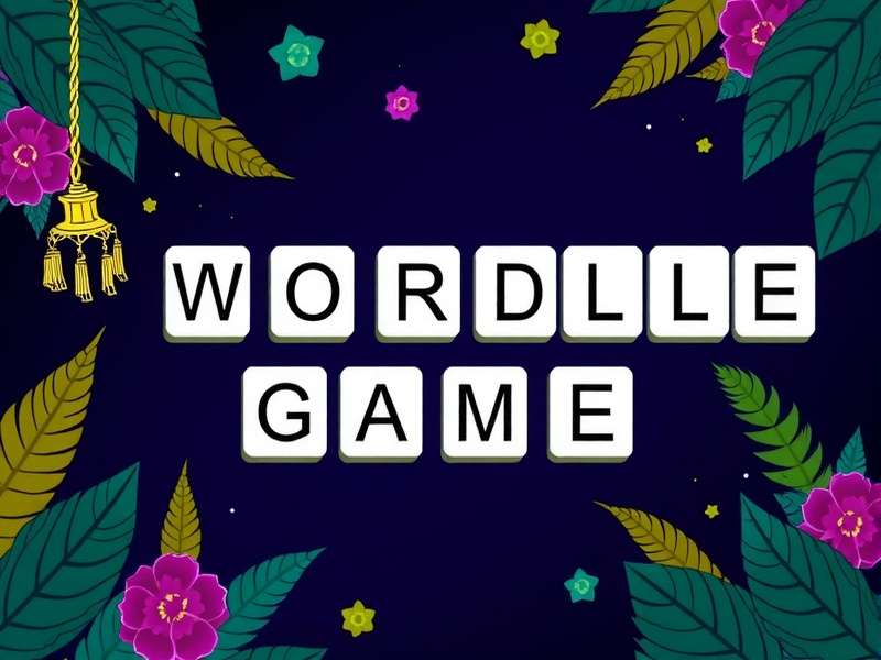 Wordle puzzle board showing July 2023 answers with green and yellow tiles