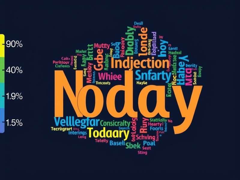 Visual analysis of today's Wordle puzzle showing letter frequency and common guesses