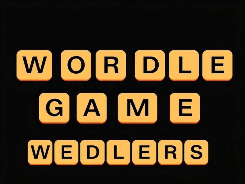 Wordle game board on a Wednesday with letters and colored tiles