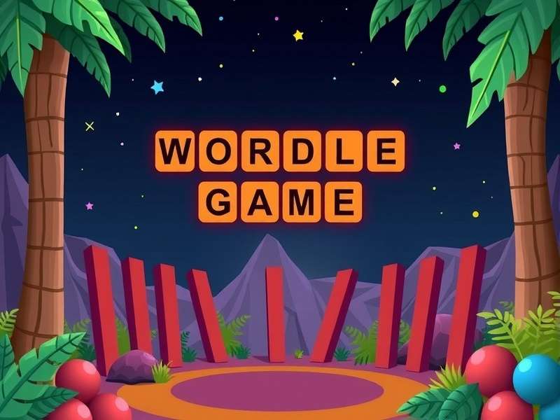 Wordle game screen on a mobile device