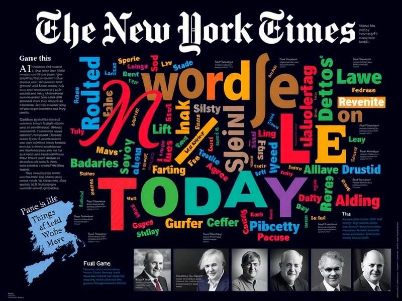 Wordle game board showing guesses in green, yellow, and gray squares