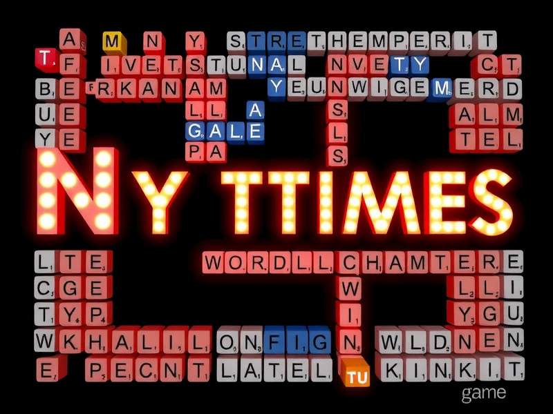 Wordle game board on a digital screen