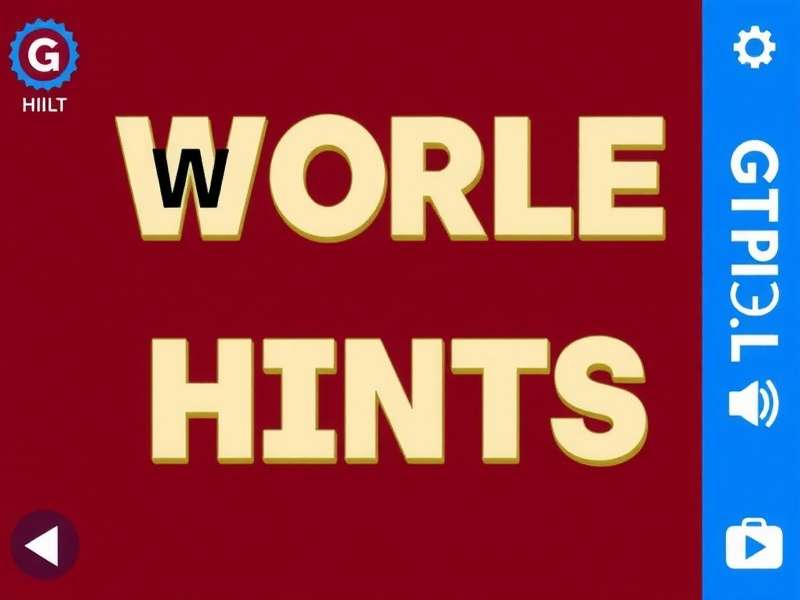 Wordle game interface showing green, yellow and gray letter tiles