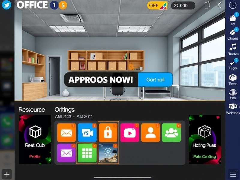 Screenshot of Wordle puzzle game running on Microsoft Office Online platform