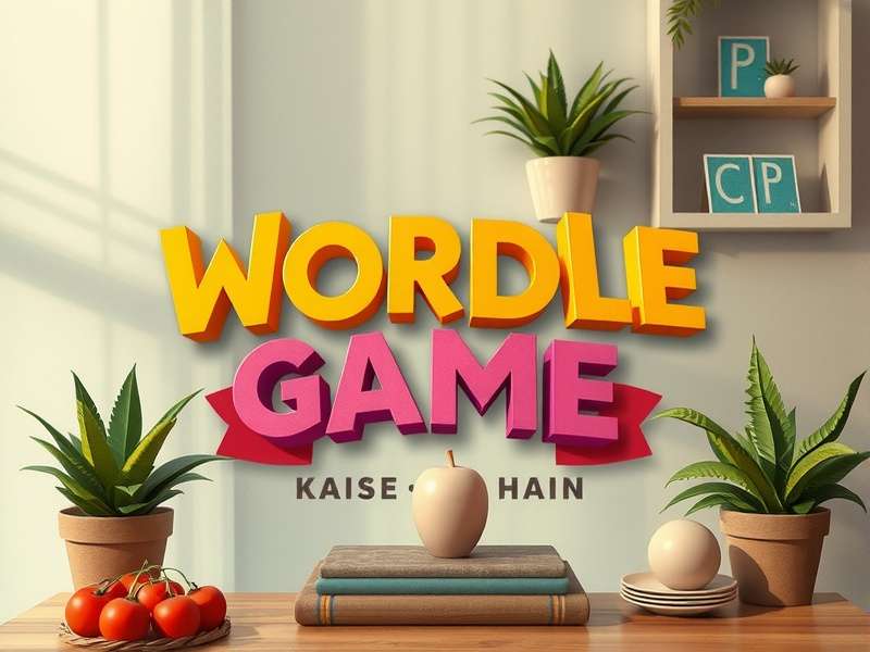 Detailed Wordle Game Interface with color-coded tiles