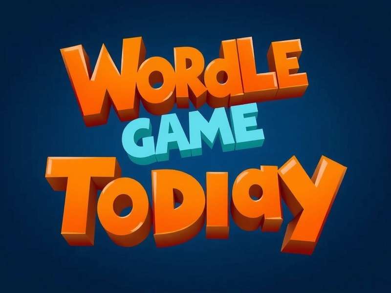 Wordle puzzle game board on a digital screen showing green, yellow, and gray squares