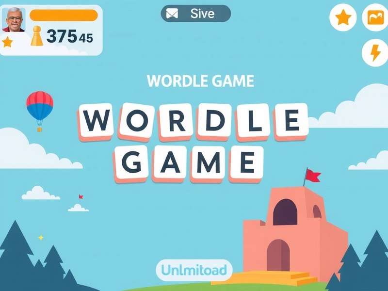 Wordle game board on a tablet and phone