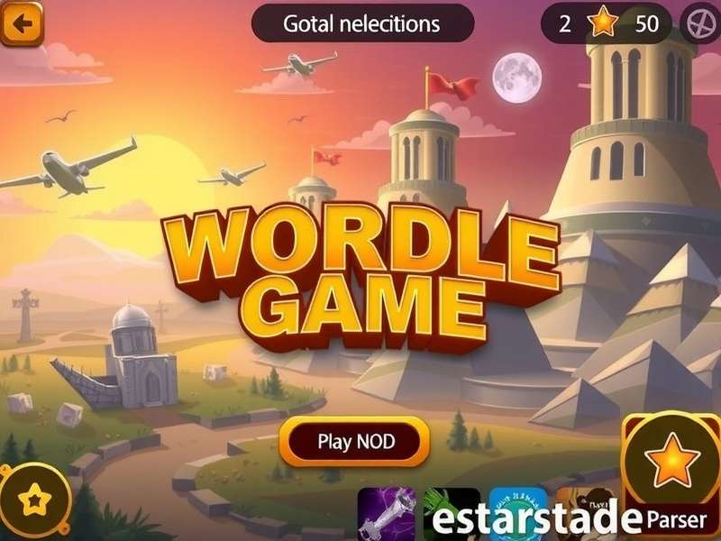 Wordle Game Online — colorful word puzzle grid with letters