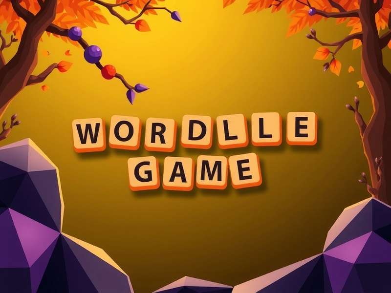Wordle Free Game interactive puzzle board showing a solved example with colorful letter tiles
