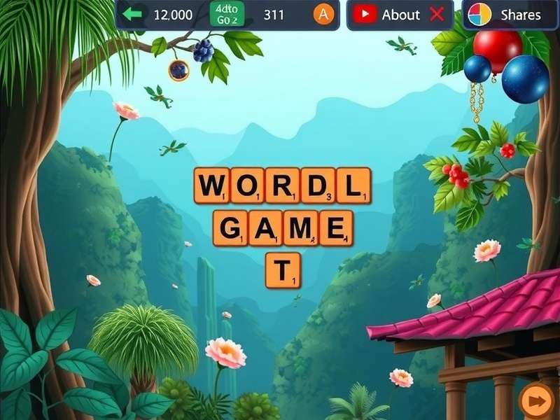 Wordle Game Online Free Unlimited — colorful word grid with green, yellow and gray tiles representing the classic word puzzle experience