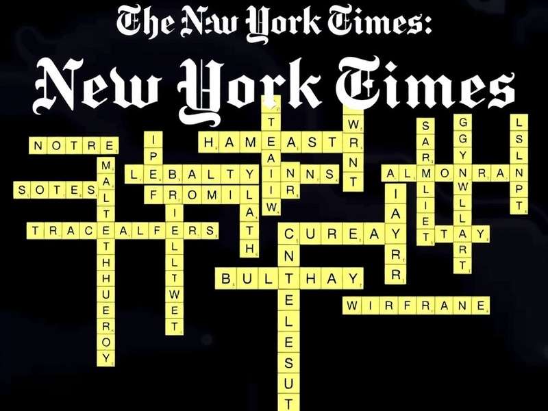 New York Times Wordle Game Answer daily puzzle interface showing green and yellow tiles