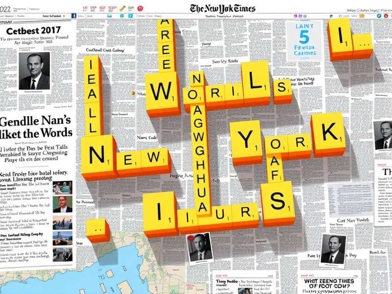 Wordle New York Times Play – daily word puzzle game interface