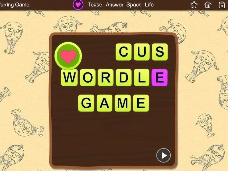 Wordle game board with daily answer and strategy guide interface